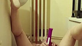 milf slave eats from bowl in humiliating homemade scene