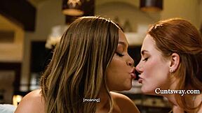 She Came to Watch Lesbian Seduction, Ended Up Scissoring, Assfucking, and Squirting with Big Tits