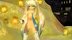 hatsune miku snowman project diva nude mod full nude 😍