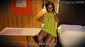 Stepmother Masturbates While Her Stepson Secretly Watches Her