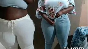 Gigantic Bbw Ass Clapping While Riding And Jerking Off!