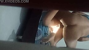 rough fucked by my bull while my cuckold waits for his turn outside the room and then he creampies me too