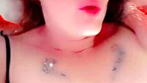 babyooweee says, 'check this slutty black babe with her lover's cock'