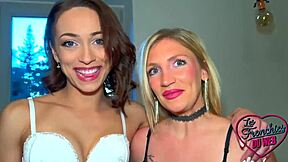 Irina and Jade, Two Stunning Babes Craving Hard FFM Action