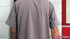 Trans nurse Barbara Perez drills patient's tight ass in hospital