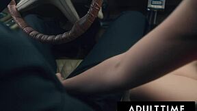 big titty slut little 18+ puck pounded rough in parking lot. cuck husband watches helplessly.