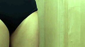 What's hiding under Chiso Moso's maid bra with pierced nipples and huge ass?