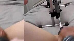 omg first time with fucking machine 😍