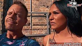 Deutsche Latina Mit Dicken Titten Auf Der Straße Abgeschleppt