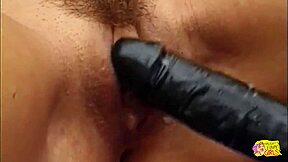 Blonde with big nipples in outdoor scene