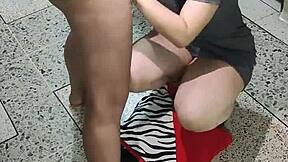 with my step-cousin making videos at home