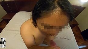 Latina gordibuena with big natural tits fucks in POV until getting creampie.