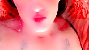 babyooweee says, 'check this slutty black babe with her lover's cock'