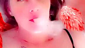 babyooweee says, 'check this slutty black babe with her lover's cock'