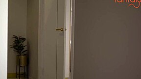 Girlfriend enjoys lesbian fun with sex doll