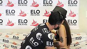 Mells Blanco, A Petite Colombian Cutie, Accepts The Casting Interview Challenge