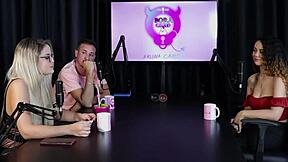 Brazilian Beauty Explores Swingers Life In Sheer Red