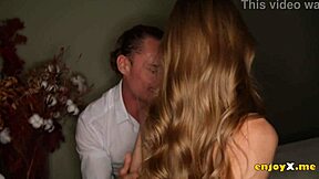 blonde sweetheart deep-throats and rides boyfriend in hd