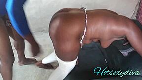 My landlord's big black dick handled my wet pussy so well!