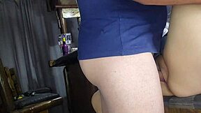 Stepdaughter's 18-year-old bff gets her perfect pink pussy fucked.