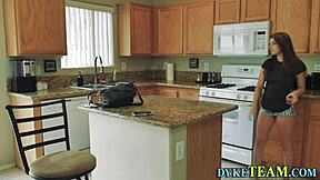 Latina lesbian teens 18+ tribbing and fingering each other intensely.