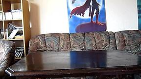 German Slut Masturbates with Dildo on Cam