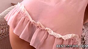 Horny Milf Rika Aiba Milks Cock in Sexy Lingerie