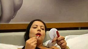 pamela pantera cums on erotic hydromassage chair with anal plug