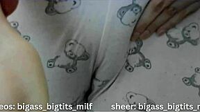 BBW in Pajamas Toys Her Big Clit