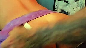 Teasing ass ripped leggings fucked