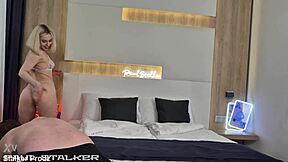 Tiny skinny newbie molly gets hardcore anal fucking, quickie cumshot on her small tits and face.