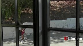 tiny asian teen 18+ student riding coach's long american cock