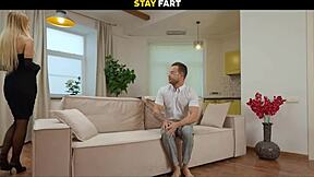 Rim4k luxury lies with a hot blonde in stockings 😍