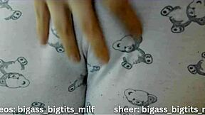 BBW in Pajamas Toys Her Big Clit