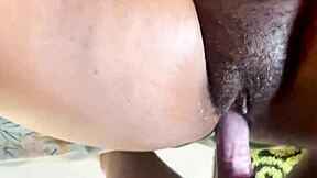 Pregnant Whore Gets Deep Anal in Bedroom Visit