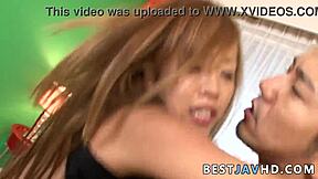 Karen Yuuki loves mischievous Asian creampies in her shaved pussy. It's wild uncensored JAV!