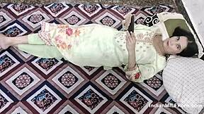 Damn! Indian stepsister caught watching porn, drilled hard by stepbrother