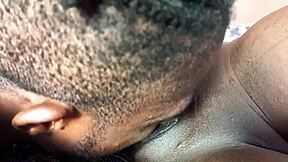 Black Pussy Tested with Big Cock Cunilingus and Muff Diving