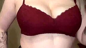 Striptease and BBC dildo bang, oops, almost dropped it!