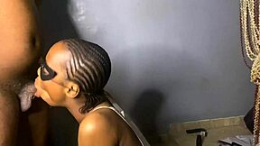 pretty petite neighbor surprises with skilled blowjob and licking