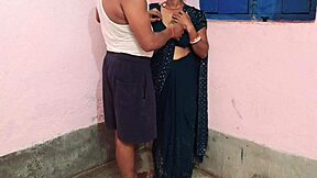 hot indian stepmom gets punished with ass fucking by stepson, then aunty brings friend