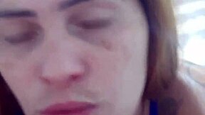 Wife admits cheating on husband, he gets so horny he ejaculates on her tits!