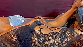 Ebony's Tight Pussy Dripping Honey