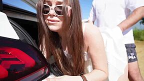 fucked a cute stranger on first date with public blowjob