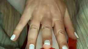 Red Shoes And White Silk Stockings To Remove Slowly!