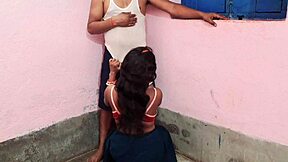 hot indian stepmom gets punished with ass fucking by stepson, then aunty brings friend