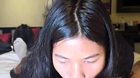 18yo thai teen's tight pussy challenges white dick