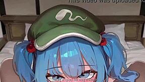 big tits cartoon girl gets creampie!