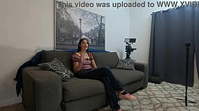 gracie mayy in a hardcore casting interview session