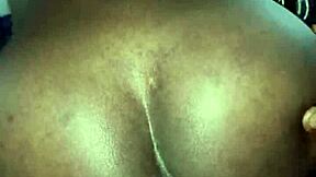 African wife rides monster cock in reverse